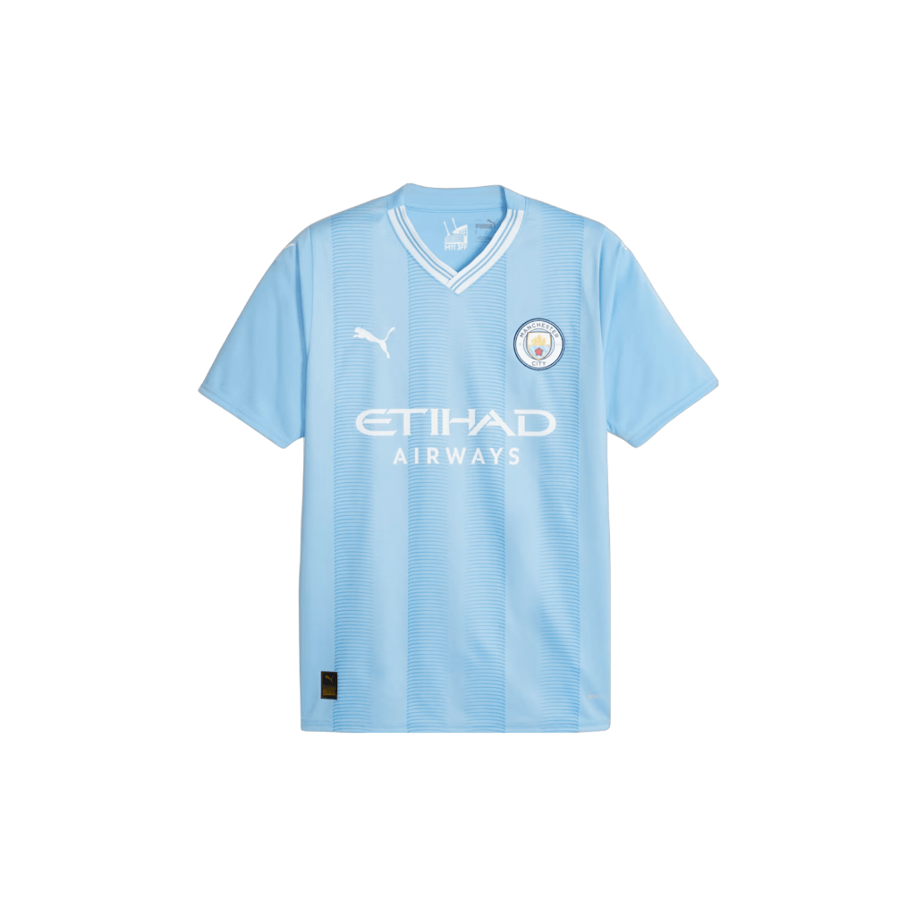 Official Manchester City 2023-2024 Home Soccer Jersey with Puma Logo