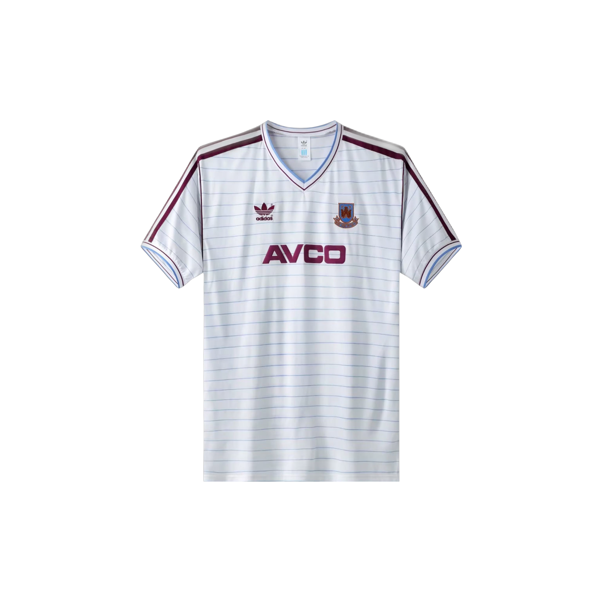 west ham avco 1986 away shirt